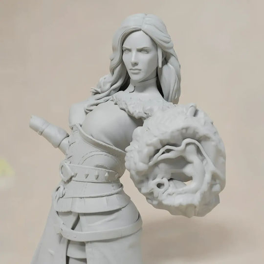 Unpainted 3D Figur Yennefer Witcher 1 4 Maßstab Files Bemalen Diy Geschenk Farben 15,2 Cm 1:12