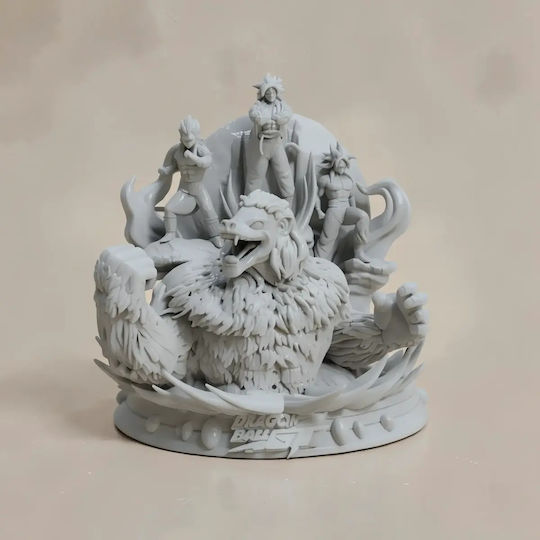 Unpainted 3D Figure Gogeta Goku Vegeta From Dragon Ball Painting Diy Gift Colors 20 Cm 1:8