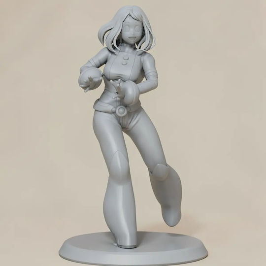 Άβαφη 3d Sammelbare Figur Ochako Uraraka Stand Alone Digitale Skulptur Βάψιμο Diy Δώρο Χρώματα 30 Cm 1:6