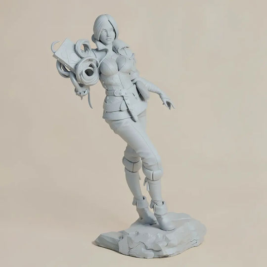 Unbemalte 3d Figur Triss Merigold Stehend Aus Der Hexer Bemalen Diy Geschenk Farben 30 Cm 1:6