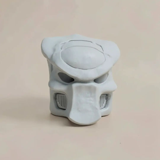 Sammlbare Figur Cosplay Predator Stalker Helm Tragbar Bemalt Diy Geschenk Farben 15,2 Cm 1:12