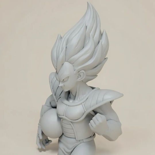 Небоядисана 3D Фигура Vegeta Armor 3D Печат Модел Dragonball Боядисване DIY Подарък Цветове 20 см 1:8
