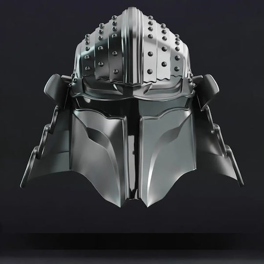 Sammlbare Figur Cosplay Samurai Mandalorian Helm Tragbar Bemalt Diy Geschenk Farben 20 Cm 1:8