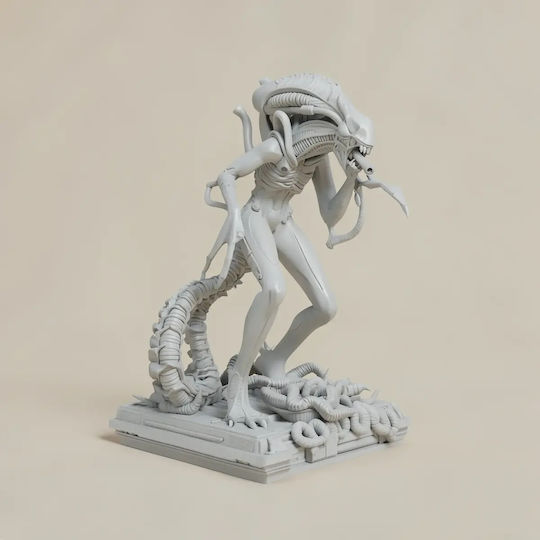 Небоядисана 3D Фигура Alien Warrior 3D Печатна Фигурка Alien Movie Боядисване DIY Подарък Цветове 15,2 См 1:12