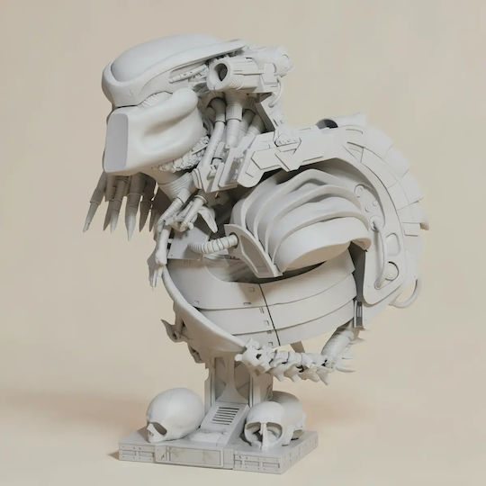 Unbemalte 3d Figur Predator Armor Bust Modell Bemalen Diy Geschenk Farben 15,2 Cm 1:12