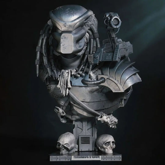 Unbemalte 3d Figur Predator Armor Bust Modell Bemalen Diy Geschenk Farben 15,2 Cm 1:12