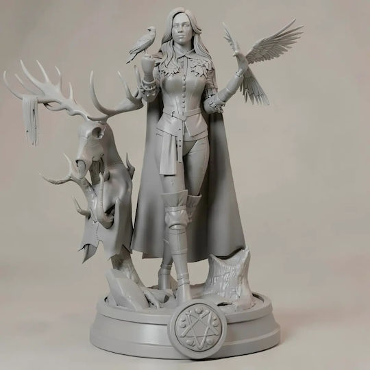 Unpainted 3D Figur Yennefer V2 Aus Witcher Bemalen Diy Geschenk Farben 30 Cm 1:6