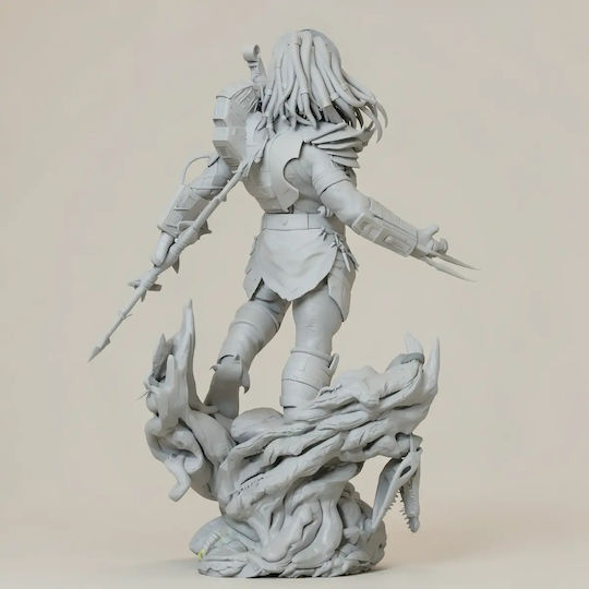 Unbemalte 3d Figur Predator Hunter 3d Bemalung Diy Geschenk Farben 15,2 Cm 1:12