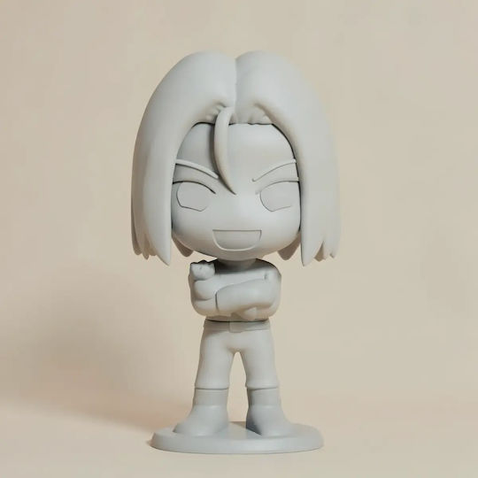 Unpainted 3D Figure Chibi James Jessie Pokemon Nendoroid 3D Painting DIY Gift Colors 20 Cm 1:8