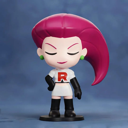 Unpainted 3D Figure Chibi James Jessie Pokemon Nendoroid 3D Painting DIY Gift Colors 20 Cm 1:8
