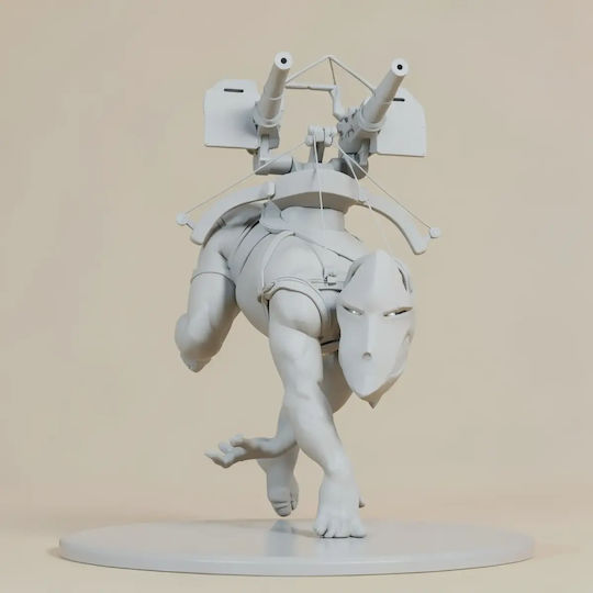 Unpainted 3D Figur Pieck Cart Titan Angriff auf Titan Bemalt Diy Geschenk Farben 30 Cm 1:6