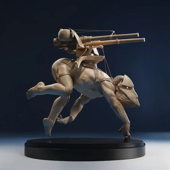 Unpainted 3D Figur Pieck Cart Titan Angriff auf Titan Bemalt Diy Geschenk Farben 30 Cm 1:6