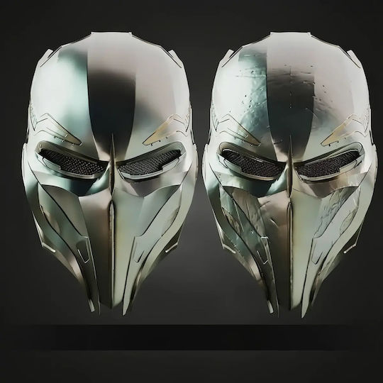 Unbemalte 3d Figur Cosplay Predator Maske Bemalung Diy Geschenk Farben 20 Cm 1:8