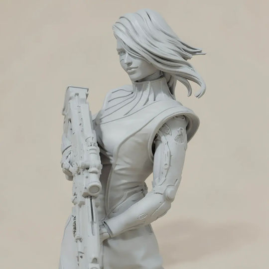 Небоядисана 3D Фигура Aryn Sniper Assassin Stand Боядисване Направи Си Сам Подарък Цветове 20 См 1:8