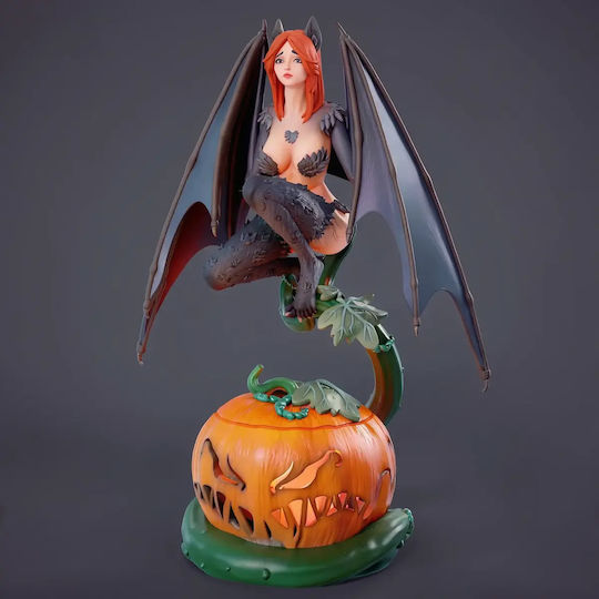 Άβαφη 3D Фигура Хелоуин Бат Гърл Тиква Nsfw3d Print Files Боядисване Направи Си Сам Подарък Цветове 30 см 1:6