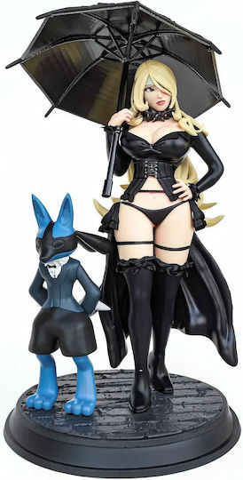 Unpainted 3D Figure Lucario Sexy From Pokemon Painting Diy Gift Colors 30 Cm 1:6