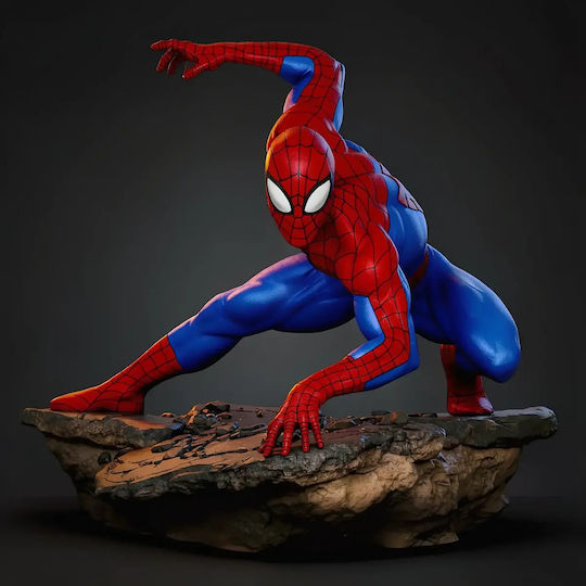 Unbemalte 3D Figur Spiderman Signature Pose 1 6 Bemalung Diy Geschenk Farben 15,2 Cm 1:12
