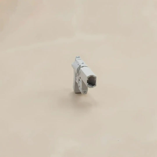 Άβαφη 3d Φιγούρα Cosplay Fallout 10mm Pistol 2 Βάψιμο Diy Δώρο Χρώματα 15,2 Cm 1:12