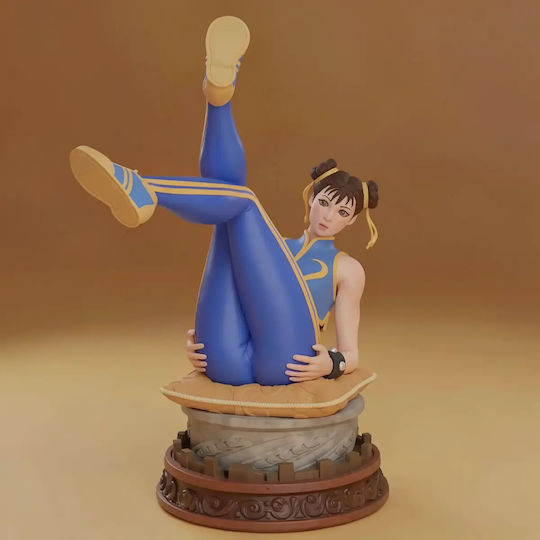 Abgebe 3d Figur Fortnite Chun Li Statue Bemalung Diy Geschenk Farben 15,2 Cm 1:12