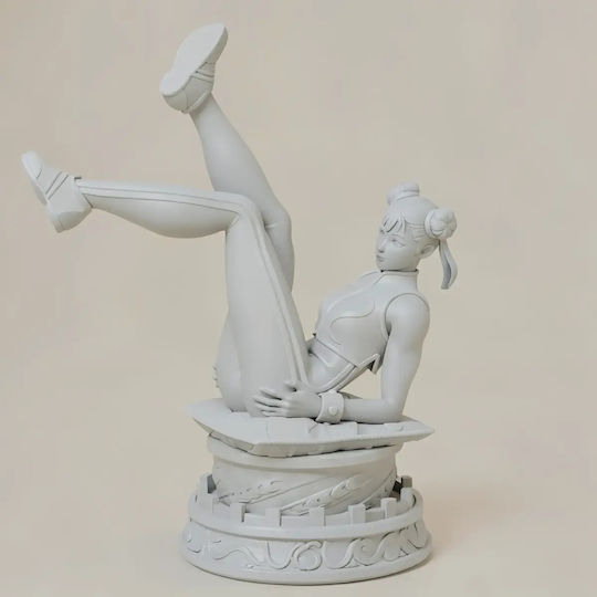 Unpainted 3d Figur Fortnite Chun Li Statue Painting Diy Geschenk Farben 20 Cm 1:8
