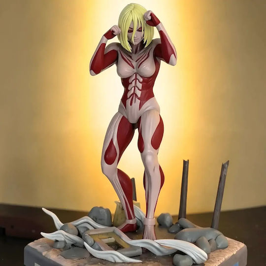Unbemalte 3d Figur Female Titan V2 Aus Angriff auf Titan Bemalung Diy Geschenk Farben 20 Cm 1:8