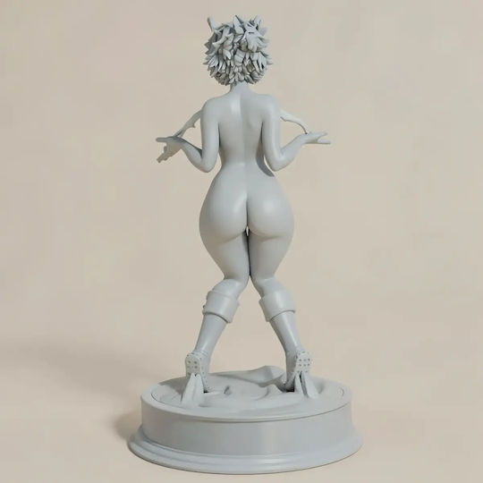 Unpainted 3D Figure Mina Ashido Mha Nude Files Painting Diy Gift Colors 15.2 Cm 1:12