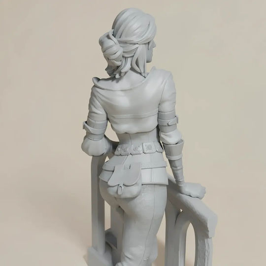 Άβαφη 3d Φιγούρα Ciri By Stair 3d Βάψιμο Diy Δώρο Χρώματα 15,2 Cm 1:12
