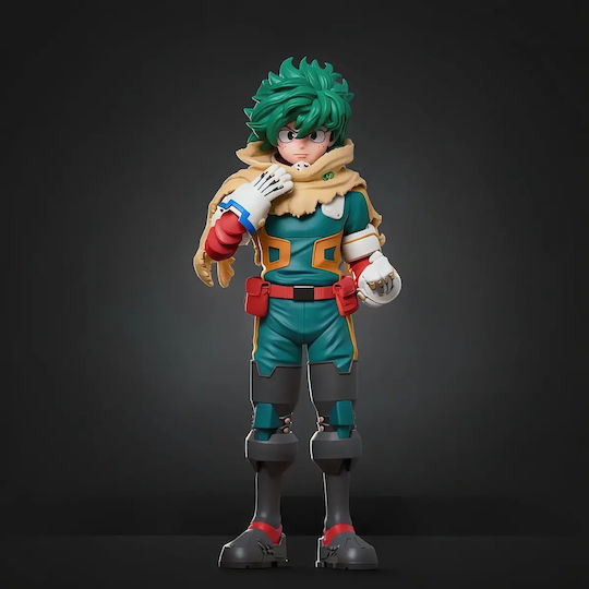 Unbemalte 3D Figur Life Size Deku mit LED-Beleuchtung Diy Geschenk Farben 20 Cm 1:8