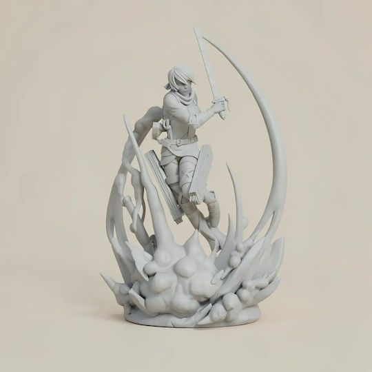 Άβαφη 3d Φιγούρα Mikasa Ackerman 320mm Attack Βάψιμο Diy Δώρο Χρώματα 20 Cm 1:8