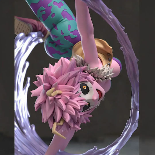Άβαφη 3D Φιγούρα Mina Ashido Up Side Down Βάψιμο Diy Δώρο Χρώματα 30 Cm 1:6