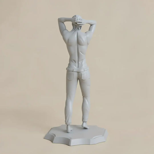 Άβαφη 3d Φιγούρα Eren Yeager Basic Files Βάψιμο Diy Δώρο Χρώματα 20 Cm 1:8