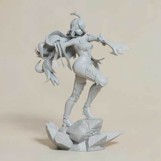 Unbemalte 3d Figur Predator Granblue Fantasy Digital Bemalung Diy Geschenk Farben 30 Cm 1:6