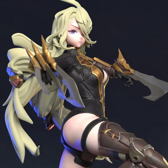 Unbemalte 3d Figur Predator Granblue Fantasy Digital Bemalung Diy Geschenk Farben 30 Cm 1:6