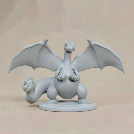 Unpainted 3D Figure Charizard Joystick Holder 3D Model Sculpture Painting DIY Gift Colors 15.2 Cm 1:12