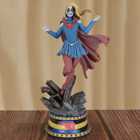 Άβαφη 3D Фигура Supergirl Joker Infected 3D Печатна Фигура Боядисване DIY Подарък Цветове 30 см 1:6