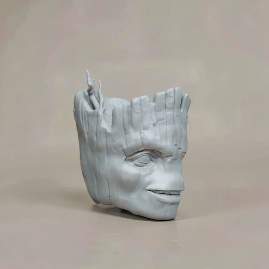 Unpainted 3D Figure Custom Head Groot Smiling Painting DIY Gift Colors 20 Cm 1:8