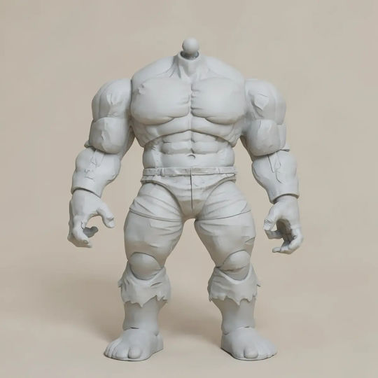 Άβαφη 3d Sammelbare Figuren Hulk Marvel Legends Scan Βάψιμο Diy Δώρο Χρώματα 30 Cm 1:6