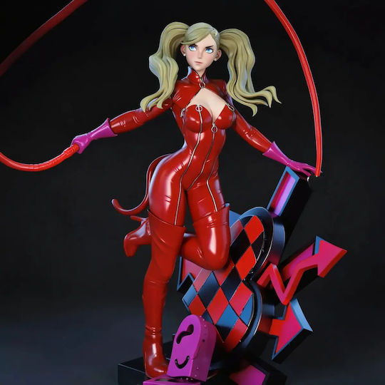 Небоядисана 3D Фигура Ann Takamaki Persona 5 Въже Боядисване DIY Подарък Цветове 20 см 1:8