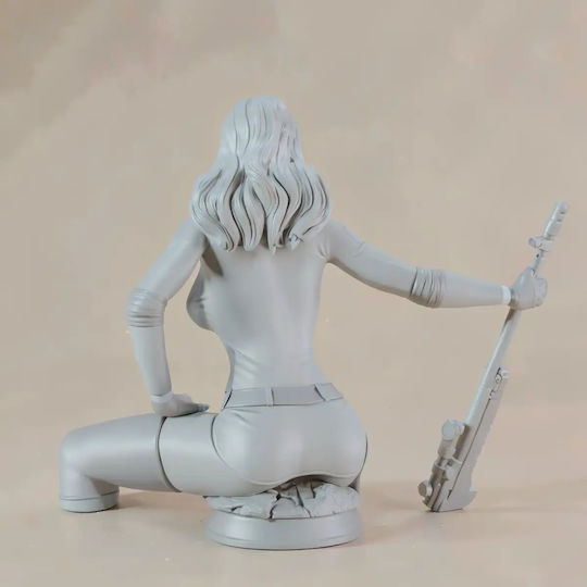 Небоядисана 3D Фигура Sniper Wolf Metal Gear Solid Седяща Боядисване Направи Си Сам Подарък Цветове 20 См 1:8
