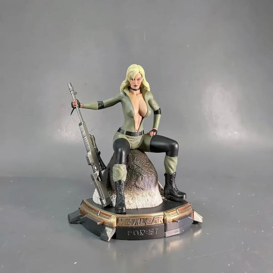 Небоядисана 3D Фигура Sniper Wolf Metal Gear Solid Седяща Боядисване Направи Си Сам Подарък Цветове 20 См 1:8