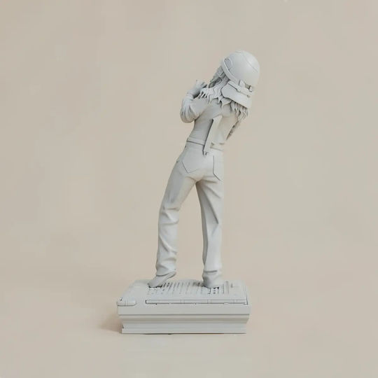 Unpainted 3D Figure Rebecca Newt Jorden 3D Printing Figurine Alien Movie Painting DIY Gift Colors 15.2 Cm 1:12