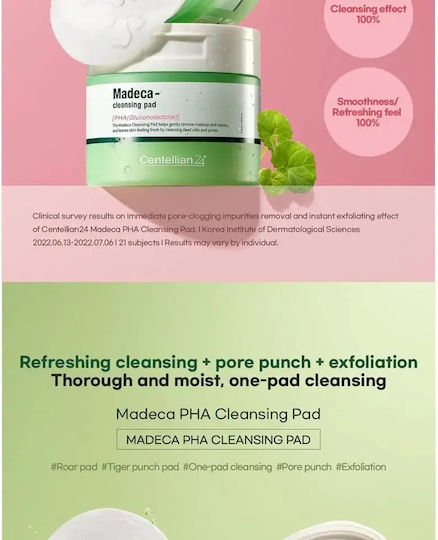 Centellian24 Madeca PHA Facial Cleansing Pads