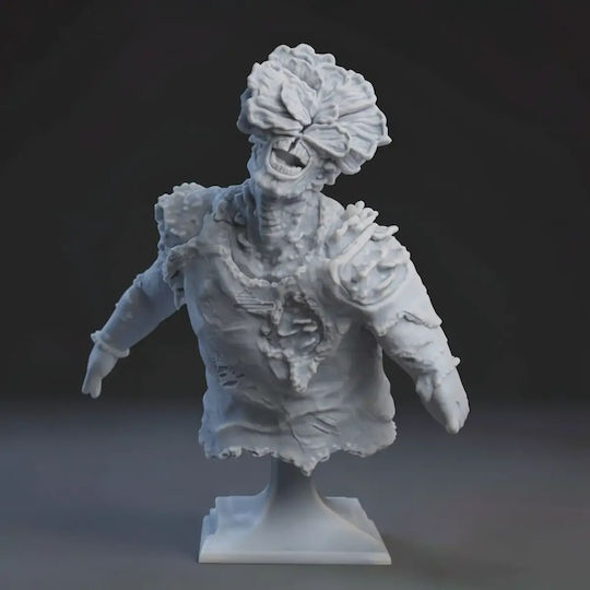 Άβαφη 3d Φιγούρα Clicker Last Us Bust 3d Βάψιμο Diy Δώρο Χρώματα 15,2 Cm 1:12