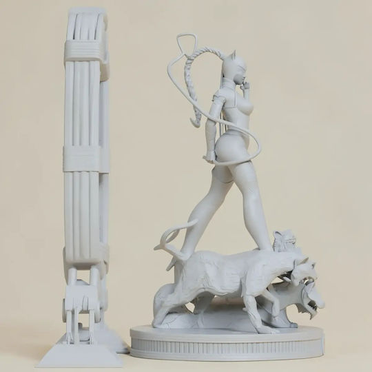 Unpainted 3D Figure Catwoman Vampire Hunter Painting DIY Gift Colors 20 cm 1:8
