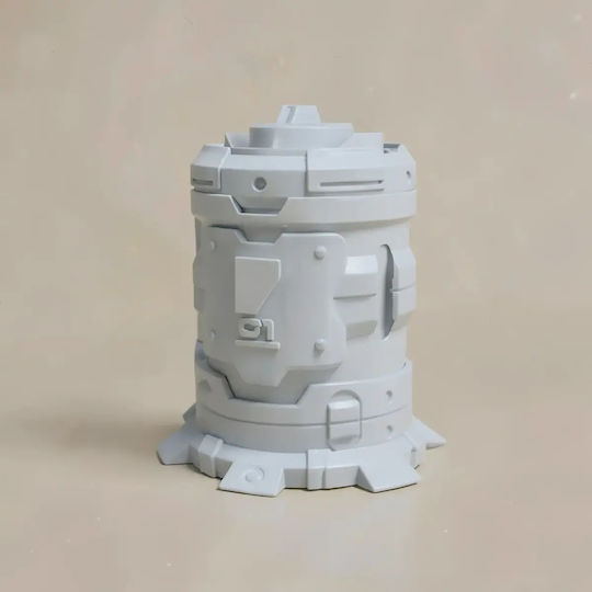 Figurină 3D Nevopsită Basic Bio Hazard Suport Pentru Pix Vopsire Diy Cadou Culori 15,2 Cm 1:12