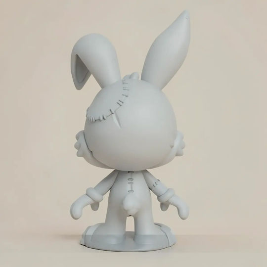 Abgebe 3d Sammelbare Figur Bugs Bunny Chibi Plush 3d Bemalung Diy Geschenk Farben 20 Cm 1:8