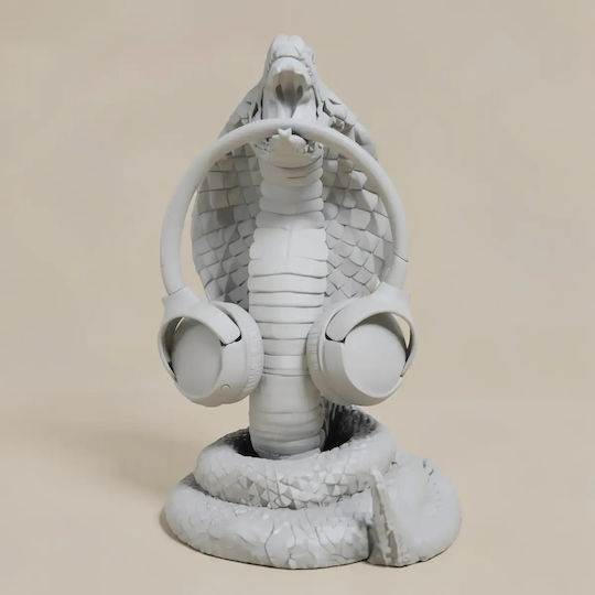 Άβαφη 3d Φιγούρα Basic King Cobra Headphone Holder Βάψιμο Diy Δώρο Χρώματα 30 Cm 1:6
