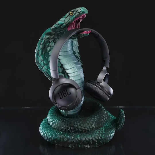 Άβαφη 3d Φιγούρα Basic King Cobra Headphone Holder Βάψιμο Diy Δώρο Χρώματα 30 Cm 1:6