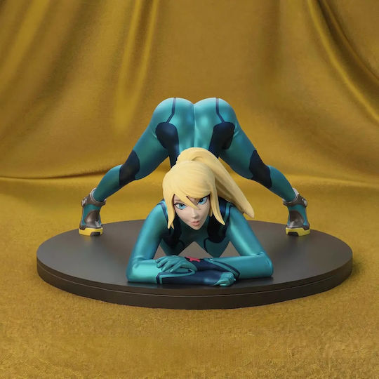 Άβαφη 3d Φιγούρα Samus Aran Phone Holder 3d Βάψιμο Diy Δώρο Χρώματα 15,2 Cm 1:12