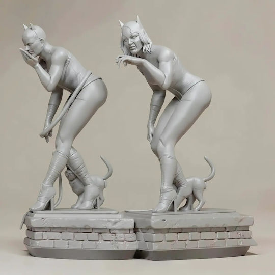 Unbemalte 3d Figur Catwoman V9 Aus Dc Bemalung Diy Geschenk Farben 20 Cm 1:8